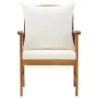Garden chairs with cushions 2 units solid acacia wood by vidaXL, Garden chairs - Ref: Foro24-310267, Price: 220,68 €, Discoun...