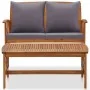 2-piece garden furniture with solid acacia wood cushions by vidaXL, Garden sets - Ref: Foro24-310274, Price: 286,94 €, Discou...