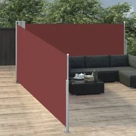 Brown retractable side awning 100x1000 cm by vidaXL, Umbrellas - Ref: Foro24-48475, Price: 118,41 €, Discount: %