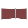 Brown retractable side awning 100x1000 cm by vidaXL, Umbrellas - Ref: Foro24-48475, Price: 118,41 €, Discount: %