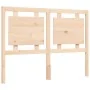 Bed frame with solid wood headboard 140x200 cm by vidaXL, Beds and slatted bases - Ref: Foro24-3192166, Price: 137,88 €, Disc...