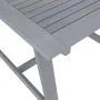 Garten-Esstisch aus massivem grauem Akazienholz 88x88x74 cm von vidaXL, Gartentische - Ref: Foro24-312410, Preis: 93,21 €, Ra...