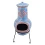 RedFire Fireplace Colima clay blue/red 86031 by RedFire, Chimneys - Ref: Foro24-411832, Price: 117,87 €, Discount: %