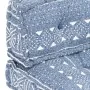 Pallet sofa cushion indigo patchwork fabric by vidaXL, Cushions for chairs and sofas - Ref: Foro24-287721, Price: 132,30 €, D...
