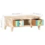 Rough acacia wood coffee table 100x55x40 cm by vidaXL, Coffee table - Ref: Foro24-320235, Price: 187,50 €, Discount: %