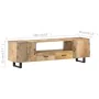 TV-Schrank aus massivem Mangoholz, 160 x 30 x 45 cm von vidaXL, TV-Möbel - Ref: Foro24-320255, Preis: 315,29 €, Rabatt: %