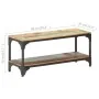 Solid recycled wood coffee table 90x30x40 cm by vidaXL, Coffee table - Ref: Foro24-320256, Price: 107,67 €, Discount: %