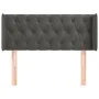 Cabecero de terciopelo gris oscuro 103x16x78/88 cm de vidaXL, Cabeceros y pies de cama - Ref: Foro24-3119147, Precio: 65,70 €...