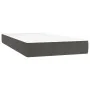 Cama box spring colchón y LED terciopelo gris oscuro 100x200 cm de vidaXL, Camas y somieres - Ref: Foro24-3134568, Precio: 30...