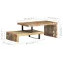Set of 2 recycled solid wood coffee tables by vidaXL, Coffee table - Ref: Foro24-320393, Price: 169,56 €, Discount: %