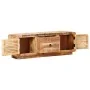 Mueble para TV de madera maciza de mango rugosa 120x30x40 cm de vidaXL, Muebles TV - Ref: Foro24-320460, Precio: 217,55 €, De...