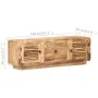 Mueble para TV de madera maciza de mango rugosa 120x30x40 cm de vidaXL, Muebles TV - Ref: Foro24-320460, Precio: 217,55 €, De...