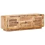 Mueble para TV de madera maciza de mango rugosa 120x30x40 cm de vidaXL, Muebles TV - Ref: Foro24-320460, Precio: 217,55 €, De...