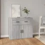 Aparador de madera contrachapada gris Sonoma 80x33x70 cm de vidaXL, Aparadores - Ref: Foro24-816574, Precio: 91,29 €, Descuen...