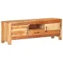 Solid acacia wood TV stand 116x30x40 cm by vidaXL, TV Furniture - Ref: Foro24-320473, Price: 168,31 €, Discount: %