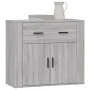 Aparador de madera contrachapada gris Sonoma 80x33x70 cm de vidaXL, Aparadores - Ref: Foro24-816574, Precio: 91,29 €, Descuen...