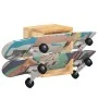 Mango wood wall skateboard stand 25x20x30 cm by vidaXL, Luggage rack for motor vehicles - Ref: Foro24-320480, Price: 48,81 €,...
