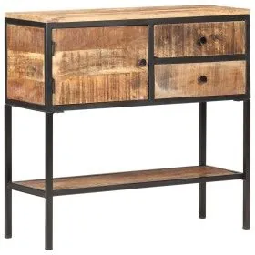 Rough mango wood sideboard 85x30x80 cm by vidaXL, Sideboards - Ref: Foro24-320486, Price: 215,65 €, Discount: %