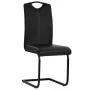 Cantilever dining chairs 2 units black synthetic leather by vidaXL, dining chairs - Ref: Foro24-246193, Price: 153,88 €, Disc...