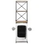 Tractor-shaped bottle rack in rough mango wood 49x31x172 cm by vidaXL, Wine racks - Ref: Foro24-320487, Price: 419,42 €, Disc...