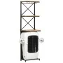 Tractor-shaped bottle rack in rough mango wood 49x31x172 cm by vidaXL, Wine racks - Ref: Foro24-320487, Price: 419,42 €, Disc...