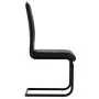 Cantilever dining chairs 2 units black synthetic leather by vidaXL, dining chairs - Ref: Foro24-246193, Price: 153,88 €, Disc...