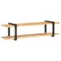 Solid rough mango wood TV cabinet 160x40x40 cm by vidaXL, TV Furniture - Ref: Foro24-320497, Price: 98,64 €, Discount: %