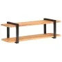 Massives TV-Möbel aus Akazienholz, 130x40x40 cm. von vidaXL, TV-Möbel - Ref: Foro24-320496, Preis: 86,60 €, Rabatt: %