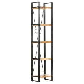 5-stufiges Regal aus massivem Mangoholz, 40 x 30 x 180 cm von vidaXL, Bücherregale und Regale - Ref: Foro24-320616, Preis: 18...
