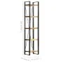 5-tier solid mango wood shelf 40x30x180 cm by vidaXL, Bookcases and shelves - Ref: Foro24-320616, Price: 181,26 €, Discount: %