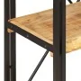3-stufiges Regal aus massivem Mangoholz 60x30x80 cm von vidaXL, Bücherregale und Regale - Ref: Foro24-320618, Preis: 126,17 €...