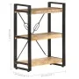 3-stufiges Regal aus massivem Mangoholz 60x30x80 cm von vidaXL, Bücherregale und Regale - Ref: Foro24-320618, Preis: 126,17 €...