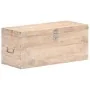 Solid acacia wood trunk 90x40x40 cm by vidaXL, Storage trunks - Ref: Foro24-289642, Price: 251,79 €, Discount: %