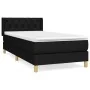 Box spring bed with black fabric mattress 80x200 cm by vidaXL, Beds and slatted bases - Ref: Foro24-3130467, Price: 289,34 €,...