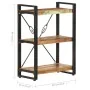 3-tier shelving made of recycled solid wood 60x30x80 cm by vidaXL, Bookcases and shelves - Ref: Foro24-320631, Price: 114,01 ...