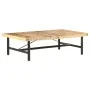 Mesa de centro de madera maciza de mango 142x90x42 cm de vidaXL, Mesas de centro - Ref: Foro24-320653, Precio: 181,81 €, Desc...
