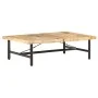 Mesa de centro de madera maciza de mango 142x90x42 cm de vidaXL, Mesas de centro - Ref: Foro24-320653, Precio: 181,81 €, Desc...