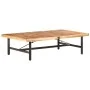 Mesa de centro de madera maciza de acacia 142x90x42 cm de vidaXL, Mesas de centro - Ref: Foro24-320655, Precio: 171,24 €, Des...