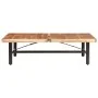 Mesa de centro de madera maciza de acacia 142x90x42 cm de vidaXL, Mesas de centro - Ref: Foro24-320655, Precio: 171,24 €, Des...
