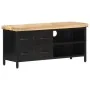 Solid rough mango wood TV cabinet 90x30x41 cm by vidaXL, TV Furniture - Ref: Foro24-320662, Price: 139,38 €, Discount: %