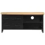 Solid rough mango wood TV cabinet 90x30x41 cm by vidaXL, TV Furniture - Ref: Foro24-320662, Price: 139,38 €, Discount: %