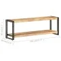 Solid rough mango wood TV stand 120x30x40 cm by vidaXL, TV Furniture - Ref: Foro24-320679, Price: 140,00 €, Discount: %
