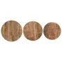 Mesitas auxiliares 3 Piezas madera de mango rugosa de vidaXL, Mesas auxiliares - Ref: Foro24-320686, Precio: 107,98 €, Descue...