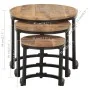 Side tables 3 Pieces rough mango wood by vidaXL, Side tables - Ref: Foro24-320686, Price: 107,87 €, Discount: %