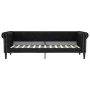 Black synthetic leather sofa bed 90x200 cm by vidaXL, Beds and slatted bases - Ref: Foro24-354226, Price: 210,16 €, Discount: %