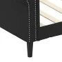 Sofá cama cuero sintético negro 90x200 cm de vidaXL, Camas y somieres - Ref: Foro24-354226, Precio: 211,44 €, Descuento: %
