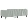 Hellgraues Samtschlafsofa 90x200 cm von vidaXL, Betten und Lattenroste - Ref: Foro24-354086, Preis: 186,28 €, Rabatt: %