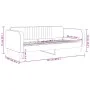 Hellgraues Samtschlafsofa 90x200 cm von vidaXL, Betten und Lattenroste - Ref: Foro24-354086, Preis: 186,28 €, Rabatt: %