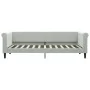 Sofá cama terciopelo gris claro 80x200 cm de vidaXL, Camas y somieres - Ref: Foro24-354237, Precio: 184,14 €, Descuento: %