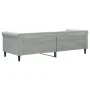 Sofá cama terciopelo gris claro 80x200 cm de vidaXL, Camas y somieres - Ref: Foro24-354237, Precio: 184,14 €, Descuento: %